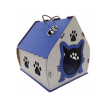 Ahşap Yetişkin Kedi Evi Hobbit Model Mindersiz