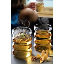 Mis Kitchen 2 Adet Stil Soğuk Sıcak Kahve Kokteyl Bardağı 300 Ml