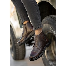 Daxtors Darko Su Ve Soğuk Geçirmez Içi Kürklü Unisex 36-46 Büyük Numara Mevcut Bot Kahverengi