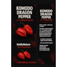 Komodo Dragon Pepper / 1,4 2,2 Milyon Scoville - Gerçek Taze Acı Biber