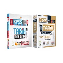 2026 Kpss Ön Lisans Tarihin Kara Kutusu Tek Kitap Ve Manifesto Çözümlü Branş Deneme 2li Seti