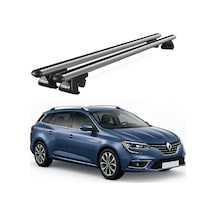 Venüs Renault Megane Station Wagon 2016-2023 Uyumlu Gri Ara Atkı Port Bagaj Tavan Barı