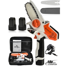 Assur Asr752 18v Çift Akülü Dal Budama Testere Çantalı Turuncu