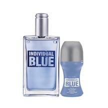 Avon Individual Blue Erkek Parfüm EDT 100 ML + Roll-on 50 ML