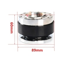 Novahub Universal 60mm Araba Direksiyon Hızlı Bırakma Hub Adaptörü Snap Off Boss Kiti Mor