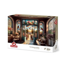Bahara Açılan Kapı 500 Parça Puzzle