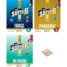 Lgs 8. Sınıf Yeni Nesil B Türkçe Paragraf Ve Dilbilgisi 3lü Set Soru Bankası
