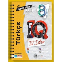 8.Sınıf Türkçe İnfografik Serisi IQ Akıllı Defter- Evrensel İletişim Yayınları