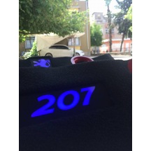 Peugeot 207Pandizot 4 Oval Polyesterli Kabartmalı Portlu