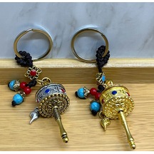 Delux Serisi Metal Feng Shui Şans Çarkı Anahtarlık Popüler Ürün Yeni Obje Sevdiklerinize