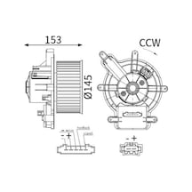 Mahle Kalorifer Motoru Peugeot P3008-p5008 Blower Cıtroen Ds5 09 Ab137000s 6441.cp 6441cp