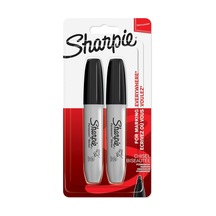Ayrex Kalıcı Marker Chisel Kesik Uç Siyah 2'li Bls Genel