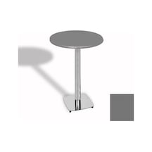Bistro Masa Tokyo Kromnikel - Werzalit, Wermodin Ve Allzalit Tabla 70 Cm Çap - Koyu Gri Çok Renkli