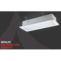 Arsel Rotalite AE-9213-L Acil Aydınlatma Armatürü Sürekli ve Kesi Beyaz