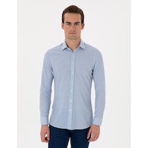 Pierre Cardin Erkek Mavi Gömlek Desenli 50303897-vr036 Mavi