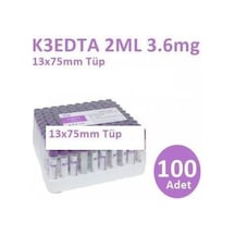 Bd Vacutainer Kan Alma Tüpü, Mor Kapak, 100 Adet