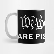 We The People Are Pissed Off Kupa Bardak Çok Renkli