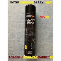 Motip 600 ML Torpido Ve Kokpit Koruma Ve Yenileme Spreyi Yarı Mat
