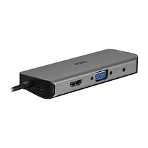 Bix Bx11Hb Type-C Hdmı Vga Ethernet Kart Okuyucu Usb Dönüştürücü