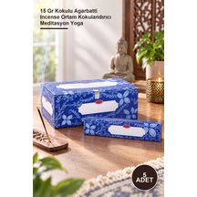 5 Adet Blue Champa Tütsü 15 Gr Kokulu Agarbatti Incense Ortam Kokulandırıcı Meditasyon Yoga