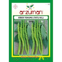 Arzuman Tatlı Kıl Biber Tohumu 10 GR