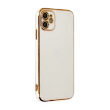Mey İthalat İphone 12 Kılıf Volet Silikon - Beyaz Diğer