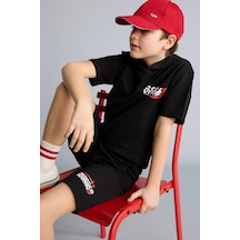 Defacto Sweatshirt Kumaşı 2li Takım Erkek Çocuk H0327a826smbk81 Siyah-bk81