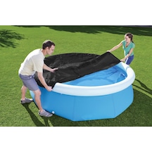 Bestway 58032 Fast Set Havuz Örtüsü - 2,40 M Çaplı Şişme Havuzlar İçin