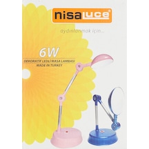 Ledlı Masa Lambası Pembe Diğer