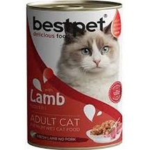 Bestpet Kuzu Etli 400 Gr Yetişkin Konserve Kedi Maması