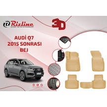 Rizline Audi Q7 2015+ Bej 3D Paspas