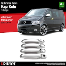 S-Dizayn Vw T5 Transporter Krom Kapı Kolu 4 Kapı 2003-2010