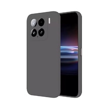 Newface Xiaomi Mi 15 Pro Kılıf Nano İçi Kadife Silikon - Gri