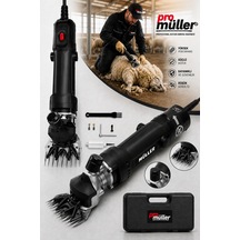 Pro Müller Pro W-shear Çelik Şanzumanlı Bakır Sargılı Isınmaz Motor Çift Soğutmalı Sistem Koyun Kırkma Makinesi