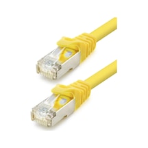 Cat7 Ethernet Patch Kablosu 10 Gbps 600 Mhz 30 Cm - Sarı Hdx5101 Çok Renkli Çok Renkli