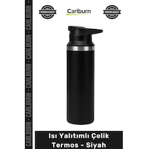 Termos Kamp Piknik Seyahat Ofis Sızdırmaz Kapak Isı Koruma Paslanmaz Vakumlu Mat Şık Tasarım Spor Ç