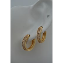 Stoneagejewellery Stoneage Zirkon Taşli Kilitli Küpe N11.88571 Çok Renkli