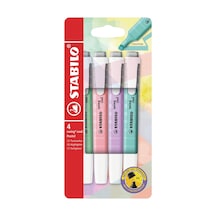 Stabılo Swing Cool Pastel Marker İşaretleme Kalemi, 4'lü Paket 1 Paket X 4 Adet 124-Pembe