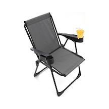 Silva Kamp Sandalyesi Bardaklıklı - Gri