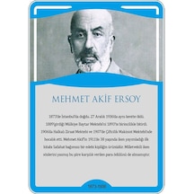 Türk Büyükleri - Mehmet Akif Ersoy Afişi