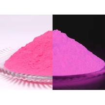 Fosfor Tozu Pembe Renk Karanlıkta Parlayan Epoksi Reçine Ve Sanatsal Fosfor 1 Kg