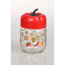 Biber Desenli Kavanoz 1000 Cc Royaleks-bd1000