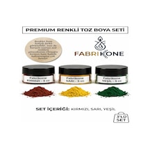 3'lü Set Premium Parafin Soya Wax Toz Mum Boyası Hobi Seti - 5 Cc Kırmızı, Sarı, Yeşil Bkfab3ksry5g Karışık