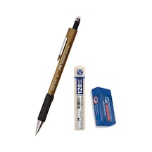 Uçlu Kalem Altın Sarı 0.7 Grip 1347 Faber 120 Li Uç Ve Sınav Silgisi Versatil Uçlu Kalem 0,7 1 Adet Altın Sarı