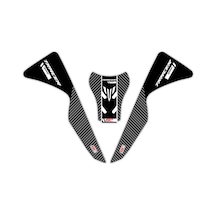 GP Kompozit Yamaha MT-07 Tracer 2020-2023 Uyumlu Tank Pad Seti Siyah