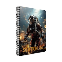 Gıpta Statıon Spiralli Karton Kapak Defter A4 80 Yp Çizgili Çok Renkli