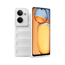 Jenerik Xiaomi Redmi 13c Kılıf Optimum Silikon - Krem