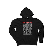 Iron Maiden Cover Eddie Album Siyah Kapşonlu Sweatshirt Hoodie Siyah