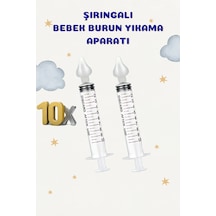 Lüx 10'lu Burun Temizleme Aparatı Enjektör Burun Yıkama