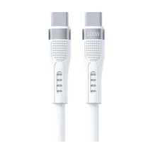 100w Type-c To Type-c Hızlı Şarj Ve Data Kablosu 1.3m Beyaz Az-b03a 100w Type-c To Type-c Beyaz